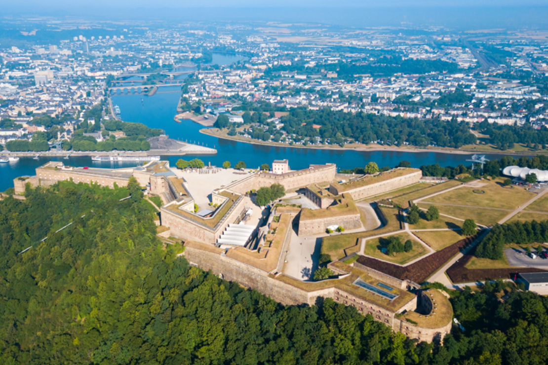 Koblenz: Festung Ehrenbreitstein